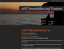 Tablet Screenshot of immobilien-usedom.com